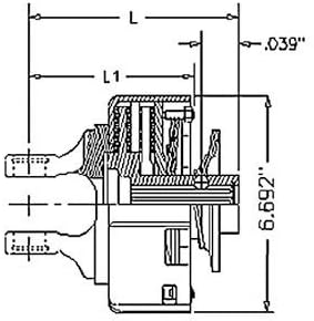 Friction Clutch Type K92/4 1350 NM KP 1 3/8" 21 Sp Part No: A-W353724