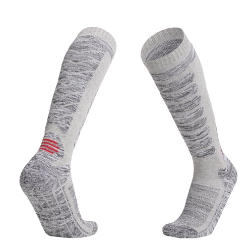 Generisch Medias de compresión para mujer y hombre, para correr, de compresión, 01 Grey, 40-45