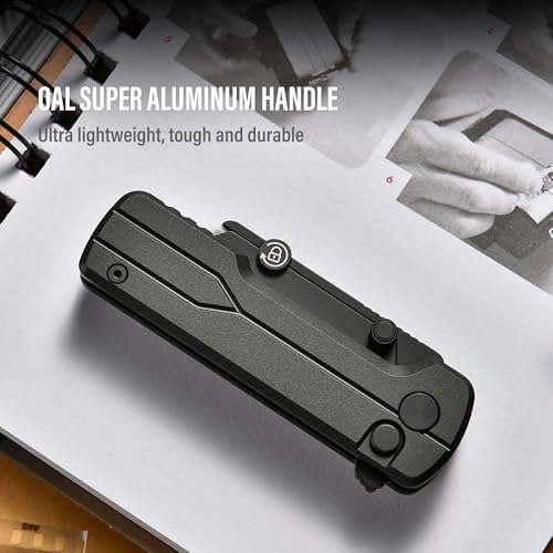 Image of OKNIFE U1 Ultra Pocket Folding Utility Knife, Ceramic Blade, O-Aluminum