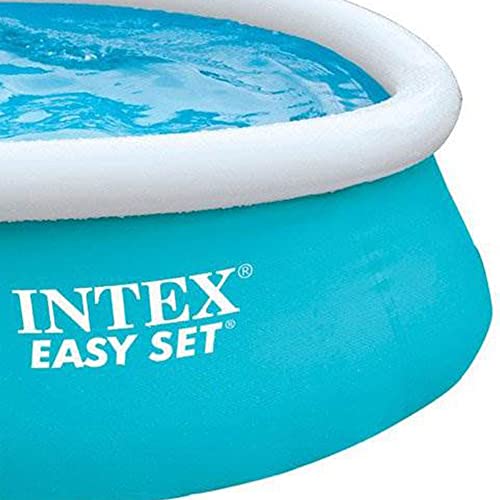 Intex Easy Set 6 Foot X 20 Inch Round Inflatable Above Ground Outdoor Backyard Swimming Pool With 330 Gph Easy Set Cartridge Filter Pump #TOP3