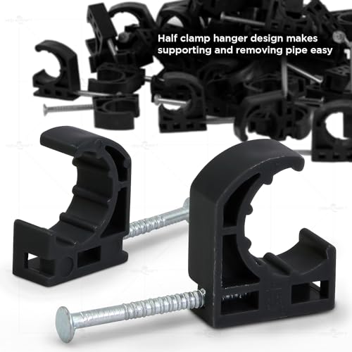 Highcraft ID234X50 Half Clamp J-Hook With Nail For Pex Tubing Pipe Support thumb #5