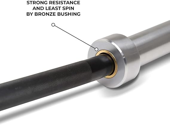 Professional Buffalo Cambered Barbell, 8ft 55lb Olympic Barbell for Powerlifting Bench Press and Squat, Curved Bar for 32MM 2000 lbs Weight Capacity 190K PSI, Weight Bar Fit 2