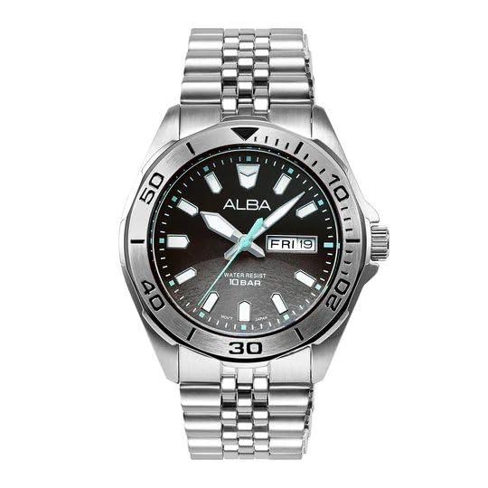 Image of Alba AV3575X1 Planet Mercury Inspired Dial Watch for Men's