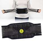 FLAVA&CO Fascia Lombare Supporto Schiena Regolabile per Uomo e Donna - Fascia Elastica Lombare Ortopedica per Mal Di Schiena Super Traspirante