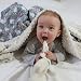 Miracle Baby Manta Bebe Algodón，Manta Coralina Bebe Algodón, Suave y Confortable,Swaddle Wrap...