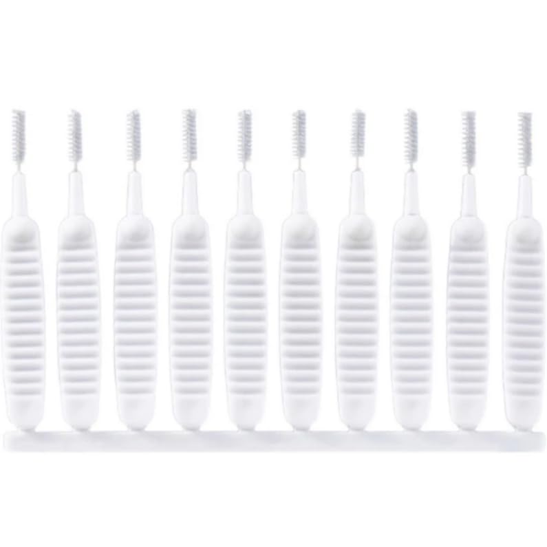 MAK Shower Nozzle Cleaning Brush, Pack of 10, White (10) (B09ZSTJ266) Amazon Price History, Amazon Price Tracker