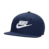 Nike Dri-FIT Pro Structured Futura Cap (US, Alpha, Medium, Large, Midnight Navy/Midnight Navy/White)