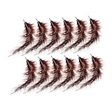 Toddmomy 120pièces Plumes De Simulées pour Montage De Mouches Matériaux Créatifs pour ...