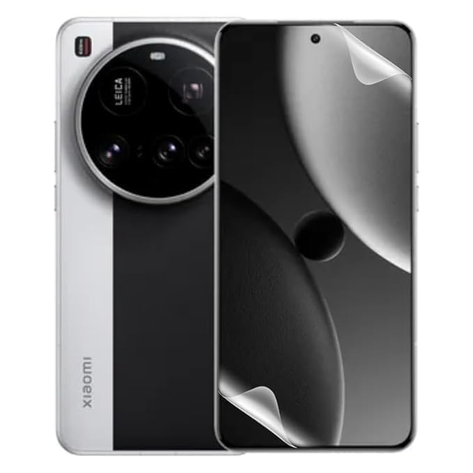 Image of BLACKSHEEP Matte Screen Protector for Xiaomi 15 Ultra 5G (Pack of 1) Membrane Case Friendly Full Edge to Edge Screen Coverage & Installation Kit