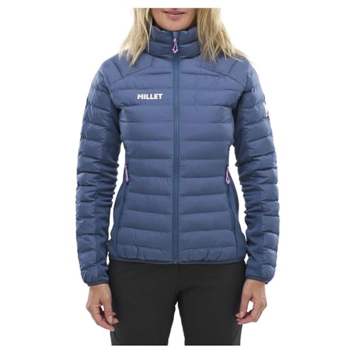 Contenuto della confezione: 1 giacca da trekking da donna Millet Fitz Roy, piumino, giacca di protezione, colore: blu