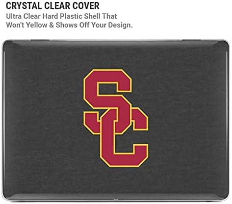 Skinit Case + Skin Compatible with MacBook Air 13in (2020) - Officially Licensed USC Dark Grey Logo Design