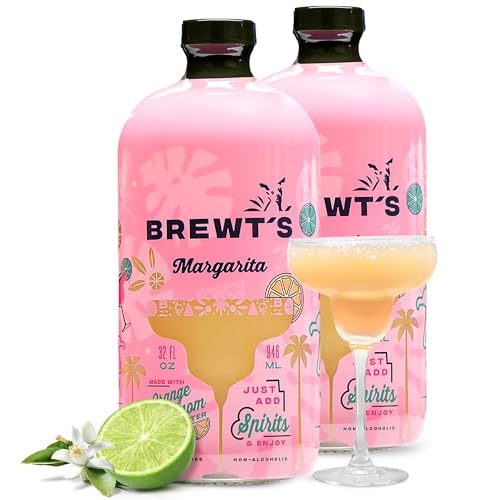 Brewt’s Classic Margarita Mix – Handcrafted Cocktail & Mocktail Mixer
