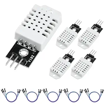 5Pcs DHT22 Digital Temperature Humidity Sensor Module with Cable