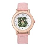 Orologio da polso da donna con dea greca Medusa, alla moda, con cinturino morbido, regalo per compleanni, San Valentino