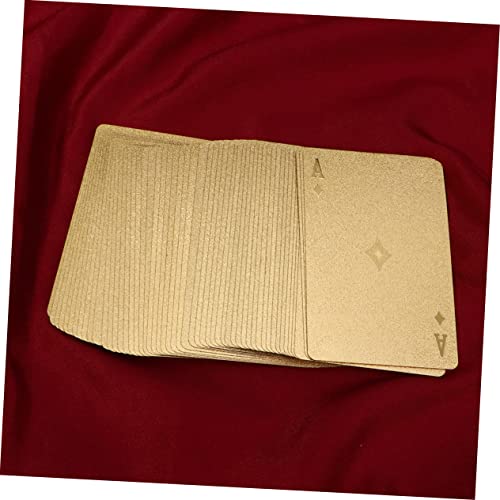 Abaodam 3St Kartenspielen pokerkarten Spielkarten romme-Karten Playing Cards Bridge Karten 52 Deck Zeltstangenverbinder Pokerkarte aus Papier Kartenspiel Spielen nachts Metall Schachbrett – Bild 5