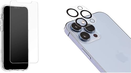 Case-Mate Protector de pantalla y lente para iPhone 13 Pro Max - Claridad ultra alta