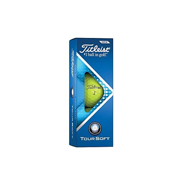 Titleist-Tour-Soft-Bolas-DE-Golf-Adultos-Unisex-Amarillo-Talla-unica