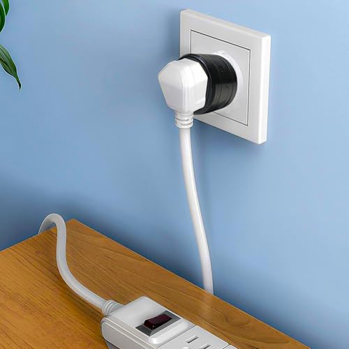 Image of MX 3 pin Universal Socket 5 amp to 5 amp Converter Plug 240v Travel Adapter 3 pin 2 pin Round Conversion Plug rotatable Upto 180 Pack of 3