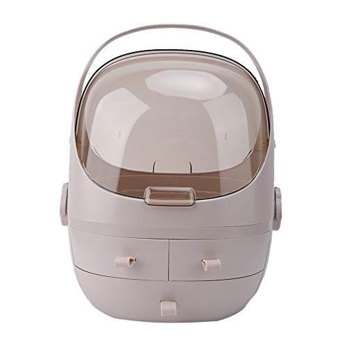 Preisvergleich Produktbild HURRISE Kosmetische Desktop Schubladen Organizer Make-up Aufbewahrungsbox, Mehrzweck kosmetische Desktop Aufbewahrungsbox, wasserdichte kosmetische Aufbewahrungsbox, Desktop Make-up Display(Rosa)