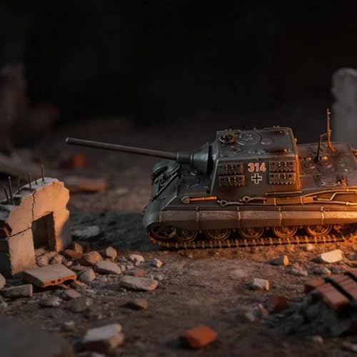 Modèle réduit chasseur chars Jagdtiger figurine plastique Qianly