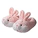 OSVINO Pantuflas de mujer serie Animales de peluche suave suela TPR para dormitorio invierno, color, talla 36/37 EU