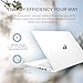 HP Stream 14 Inch Laptop for Student，Intel Celeron N4120, 16GB RAM, 64GB eMMC, Microsoft 365 with 1TB Cloud Storage, 720p Webcam, Windows 11 S, Long Battery Life, with 5ave Accessories, White