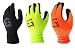 Better Grip Ultra-Thin BGSO1-9 Nylon Sandy Latex Coated Work Gloves, 4 Pairs/ Pack (Large, Hi-Vis Orange)
