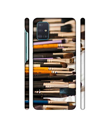 Image of Amazon Brand - Solimo Designer Makeup Set 3D Printed Hard Back Case Mobile Cover for Samsung Galaxy A51
