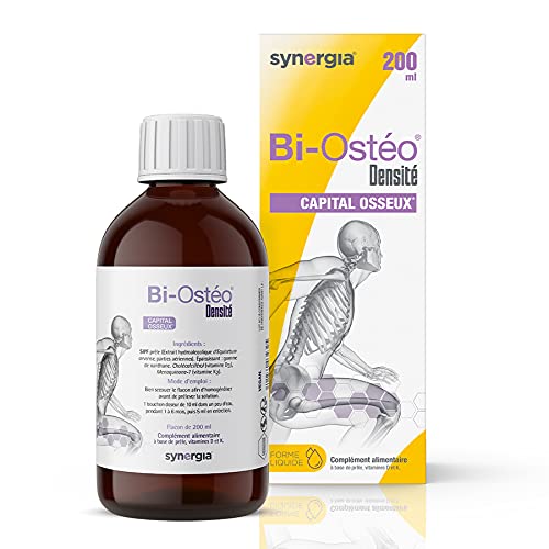 Bi-Ostéo Densité 200Ml | Restaura Y Mantiene El Capital Óseo Gracias A Una Sinergia De Cola De Caballo, Vitamina D3 Y Vitamina K2 | Laboratoire Synergia
