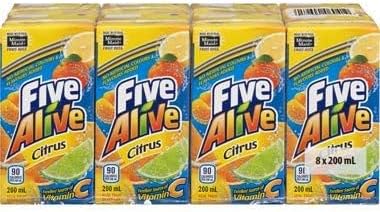 Five Alive Citrus Juice Box (8-Pack) 6.7Oz {Imported from Canada}