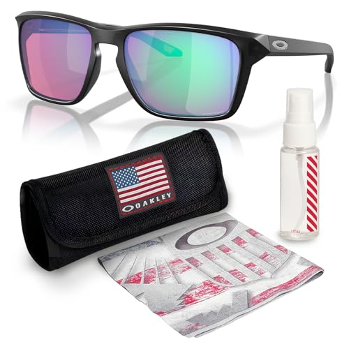 Image of Oakley SYLAS OO9448 Rectangle Shape Sunglasses With Official Eyewear Kit | Men's Sunglasses