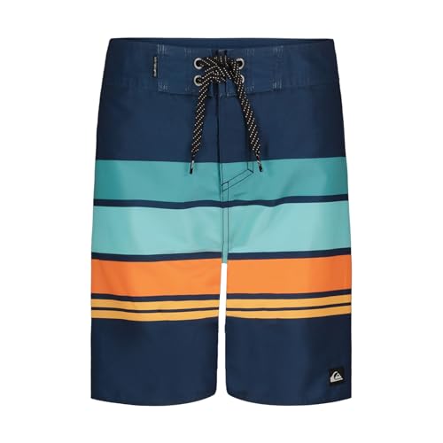 Quiksilver Boys' Boardshorts with UPF 50+ Sun Protection, Quick Dry Swim Shorts, Navy Everyday,...