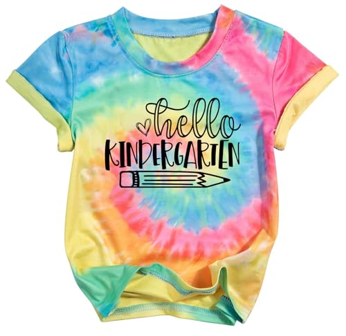 Image of Kindergarten Shirt Boys Girls: First Day of Kindergarten Shirt Kids Back to School Shirts School Gift Tee