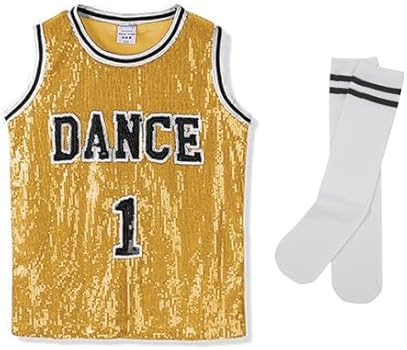 LOLANTA Mädchen Pailletten Tanzkostüm, Kinder Glitzer Gymnastik & Tanz