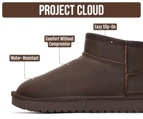 Image of Project Cloud 100% Genuine Leather Comfortable Womens Ankle Boots