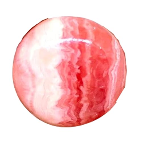 Rhodochrosite naturelle 20mm cabochon gemme pour fabrication bijoux pendentif collier bague