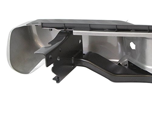 For 2005-2013 Frontier Rear Step Bumper Painted Silver Full Assy,With Hitch, Top & Center Pad, Bracket, License Lamp. Ni1103115 #TOP6