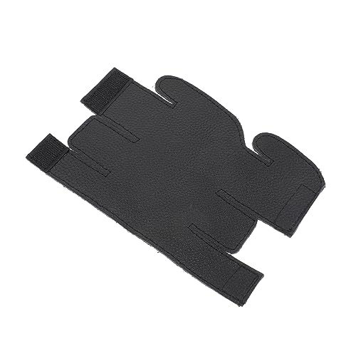 HEMOTON Genuine Leather Trumpet Guard Small Hand Pad for Trumpet Bell Cover Valve Protector