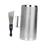 TTETTZ Guiro con Herramienta de Raspado para Niños Y Adultos, Instrumento Musical de Metal, L