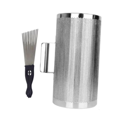 TTETTZ Guiro con Herramienta de Raspado para Niños Y Adultos, Instrumento Musical de Metal, L