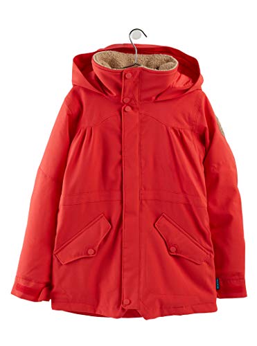 Burton Jaqueta de folhas curtas para meninas, rosa hibisco, PP