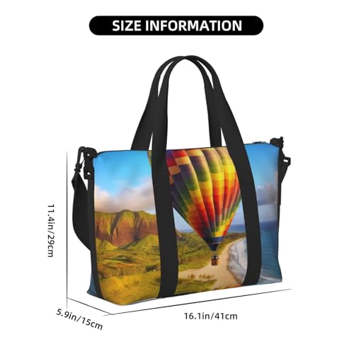 Travel Duffel Bags Personal Item Bag Carry on Luggage Bag Training Handbag Lightweight Waterproof Sports Gym Bag Hawaii Hot Air Balloon Weekender Bag for Women Men2