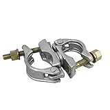 Die Gerüstschellen haben einen Durchmesser von 48 mm und sind daher für alle Gerüste mit einem Rohrdurchmesser von 4,83 cm geeignet. Unsere Drehbare Kupplung ist aus galvanisch verzinkten Stahl und in gerippter Ausführung.