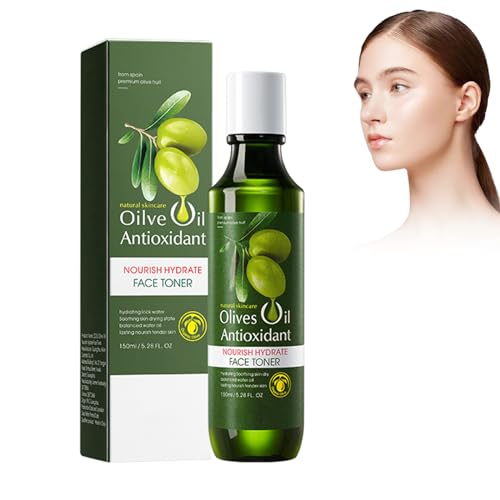 Tónico Facial, Tónico Facial Hidratante, Tónico De Aceite De Oliva, Tónico Facial Para Pieles Secas, Tónico Facial Equilibrante De Agua Y Aceite, Calma E Hidrata La Piel, 150ml