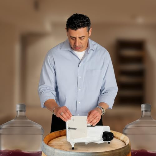 Buon Vino Mini Jet Wine Purifier Filter Pads 1-Count (Pack of 3), #2 Polishing Filters for Sediment, Home Brewing Supplies, Filtration System Accessories for Wine Starter Kit