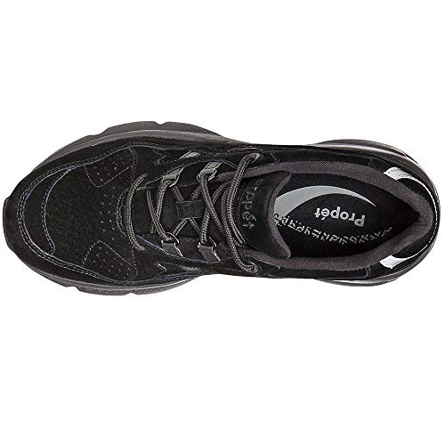 Image of Propet Womens Tour Walker Strap Walking Walking Sneakers Shoes - Black