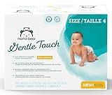 Amazon Brand - Mama Bear Gentle Touch Diapers, Size 4, 148 Count (4 packs of 37)