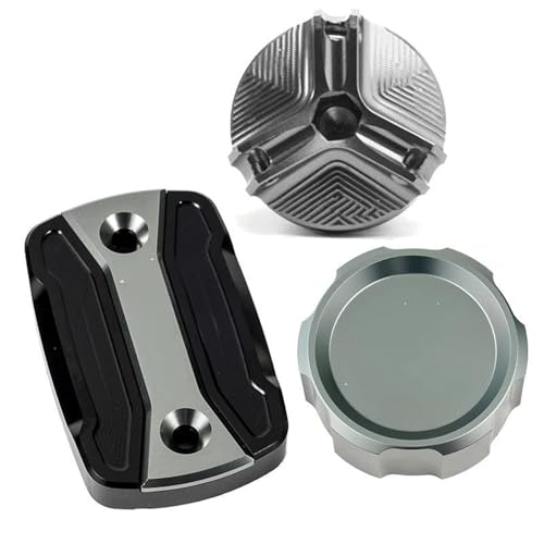 Tapa de depósito de líquido de frenos delantero y trasero de titanio para Yamaha MT03 2015-2021 1