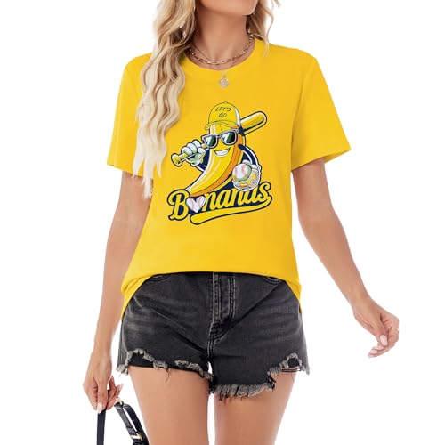 Baseball Shirt for Women Game Day Baseball Fan Shirt Mom Tee Casual Short Sleeve Tops4