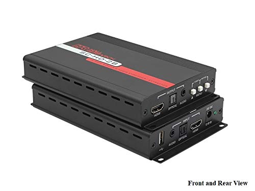 Hall Research SC-HD-2B 4K/60Hz HDMI Scaler with Audio Embed/Extract and Image Flip Capability